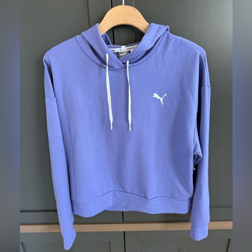 NWT • Puma Women's Modern Sport Hoodie • M • HazyBlue/purple